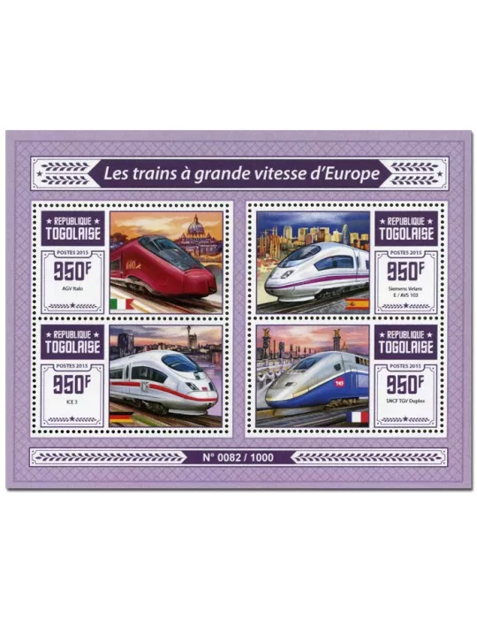 n° 4842 - Timbre TOGO Poste