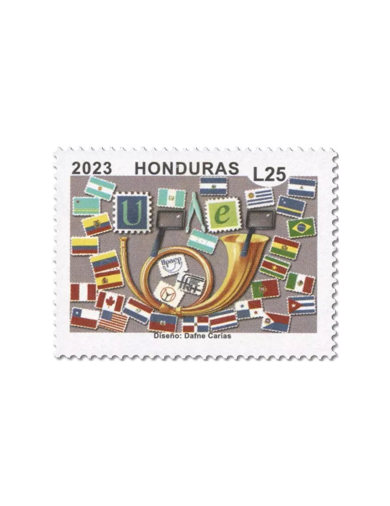 n° 343/344 - Timbre HONDURAS Poste