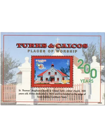 n° 259 - Timbre TURKS ET CAIQUES Blocs et feuillets