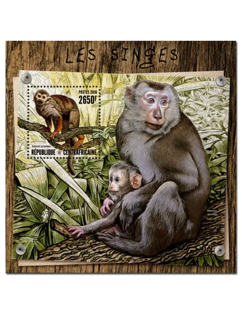 n° 1044 : Timbre CENTRAFRIQUE Blocs et feuillets