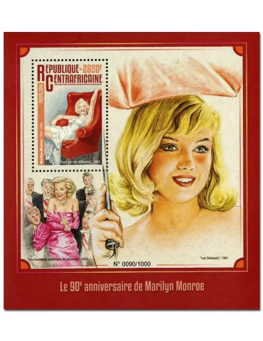 n° 947 : Timbre CENTRAFRIQUE Blocs et feuillets