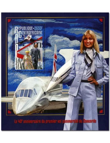 n° 954 : Timbre CENTRAFRIQUE Blocs et feuillets