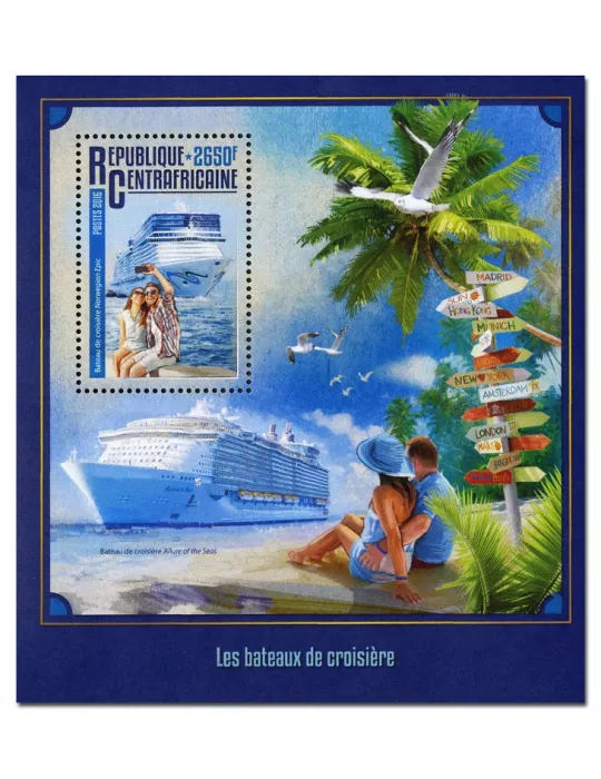 n° 964 : Timbre CENTRAFRIQUE Blocs et feuillets