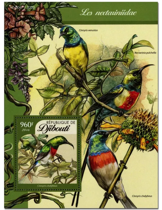 n° 39 : Timbre DJIBOUTI Blocs et feuillets