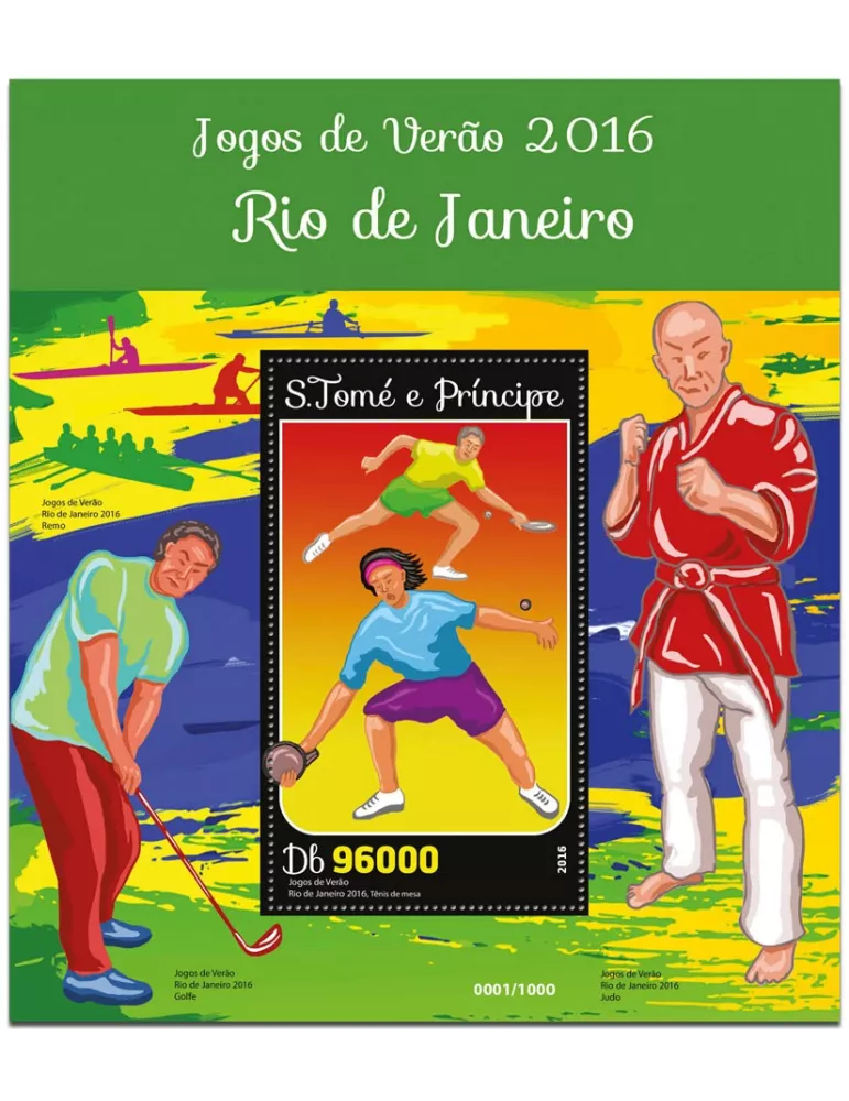 n° 936 : Timbre SAINT-THOMAS ET PRINCE Blocs et feuillets