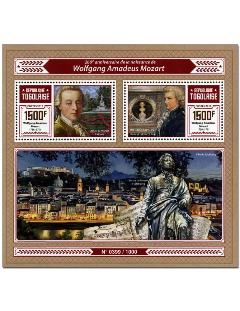 n° 1091 : Timbre TOGO Blocs et feuillets