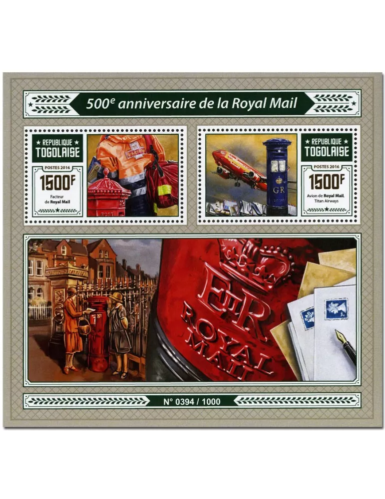 n° 1092 : Timbre TOGO Blocs et feuillets