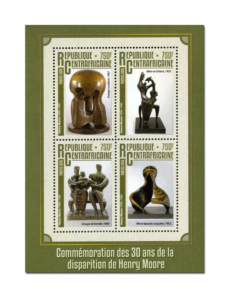 n° 4380 : Timbre CENTRAFRIQUE Poste