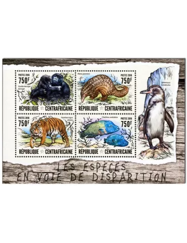 n° 4464 : Timbre CENTRAFRIQUE Poste