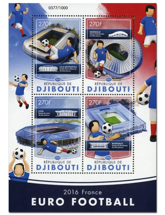 n° 995 : Timbre DJIBOUTI Poste