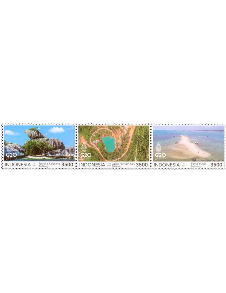 n° 3137/3139 - Timbre INDONESIE Poste
