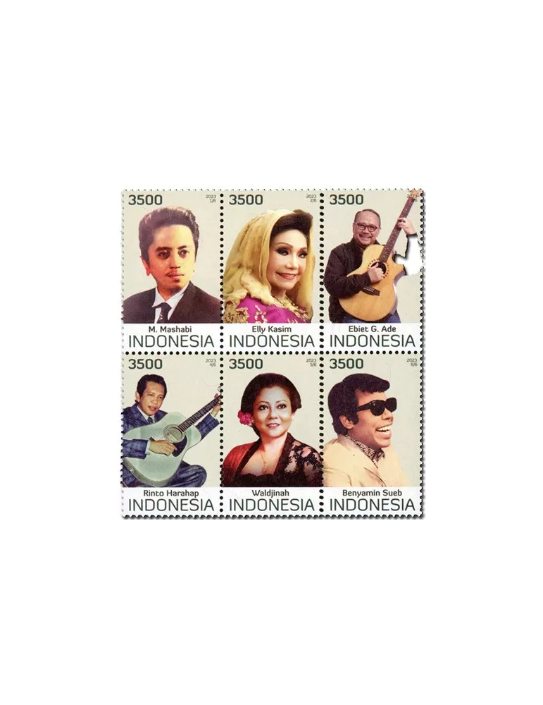 n° 3217/3222 - Timbre INDONESIE Poste