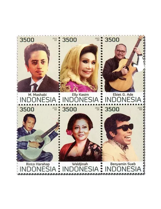 n° 3217/3222 - Timbre INDONESIE Poste