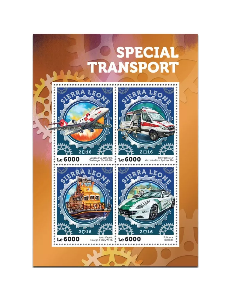 n° 5917 : Timbre SIERRA LEONE Poste