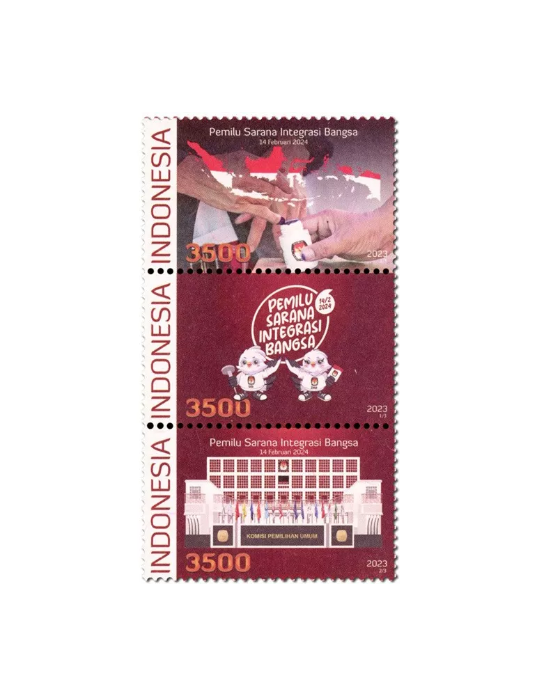 n° 3253/3255 - Timbre INDONESIE Poste