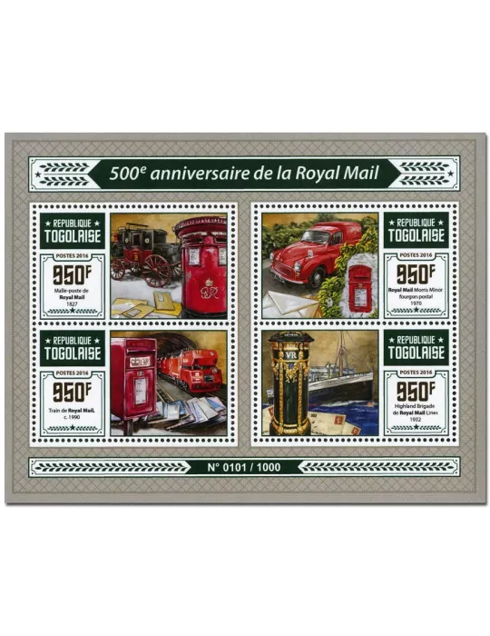 n° 4918 : Timbre TOGO Poste