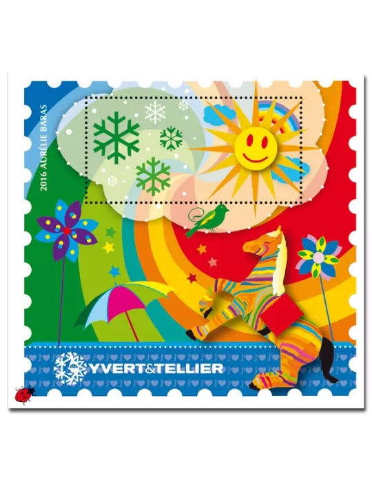 n° 9 - Timbre France Bloc Yvert et Tellier (BARAS)