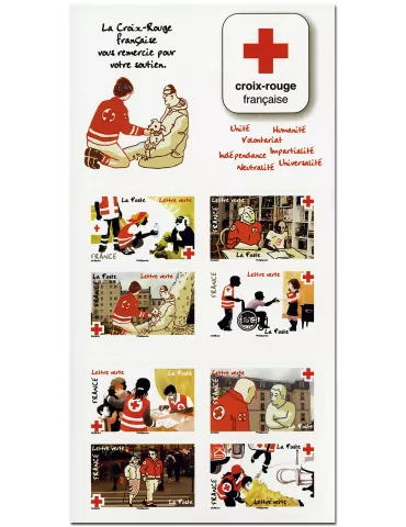 n° 2060 - Timbre France Carnets Croix Rouge (2016)