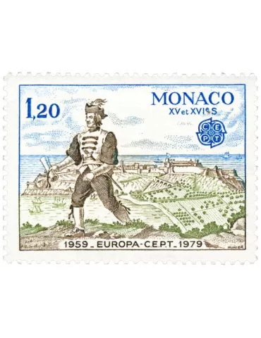 n° 1186a/1188a (BF 17) - Timbre Monaco Poste