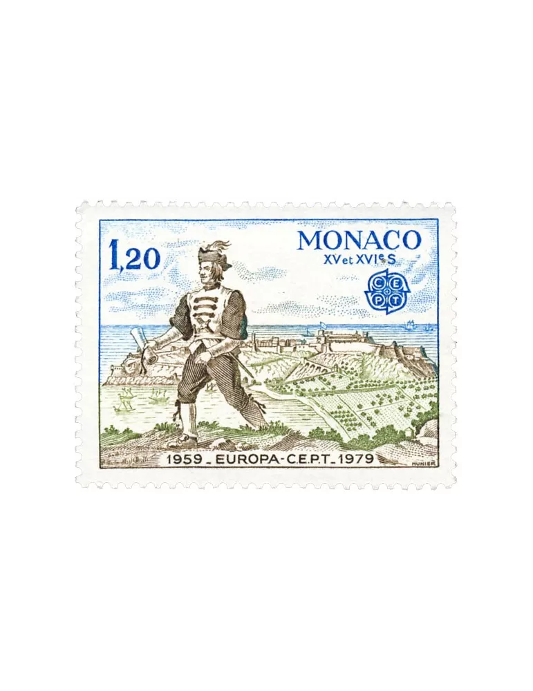 n° 1186a/1188a (BF 17) - Timbre Monaco Poste