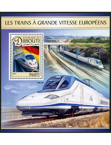 n° 128 - Timbre DJIBOUTI Blocs et feuillets