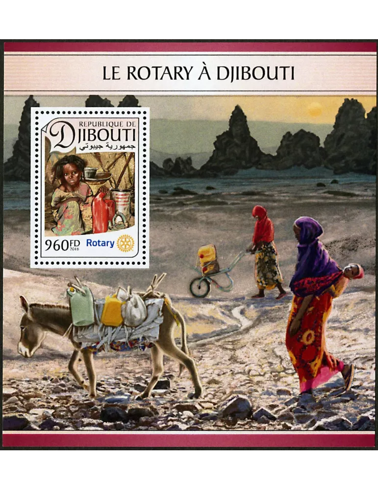 n° 135 - Timbre DJIBOUTI Blocs et feuillets