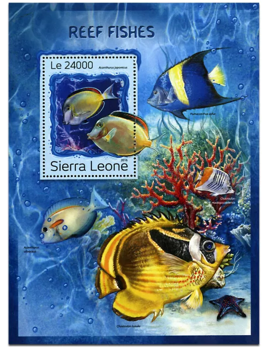 n° 1101 - Timbre SIERRA LEONE Blocs et feuillets