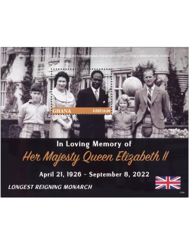 n° 590 - Timbre GHANA Blocs et feuillets