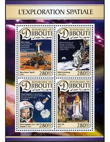 n° 1336 - Timbre DJIBOUTI Poste