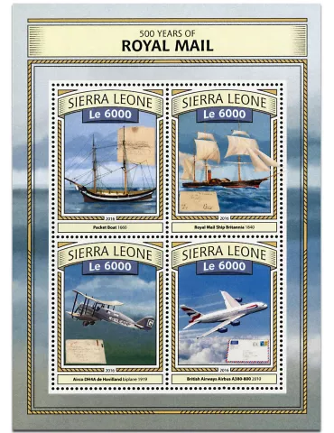n° 6437 - Timbre SIERRA LEONE Poste