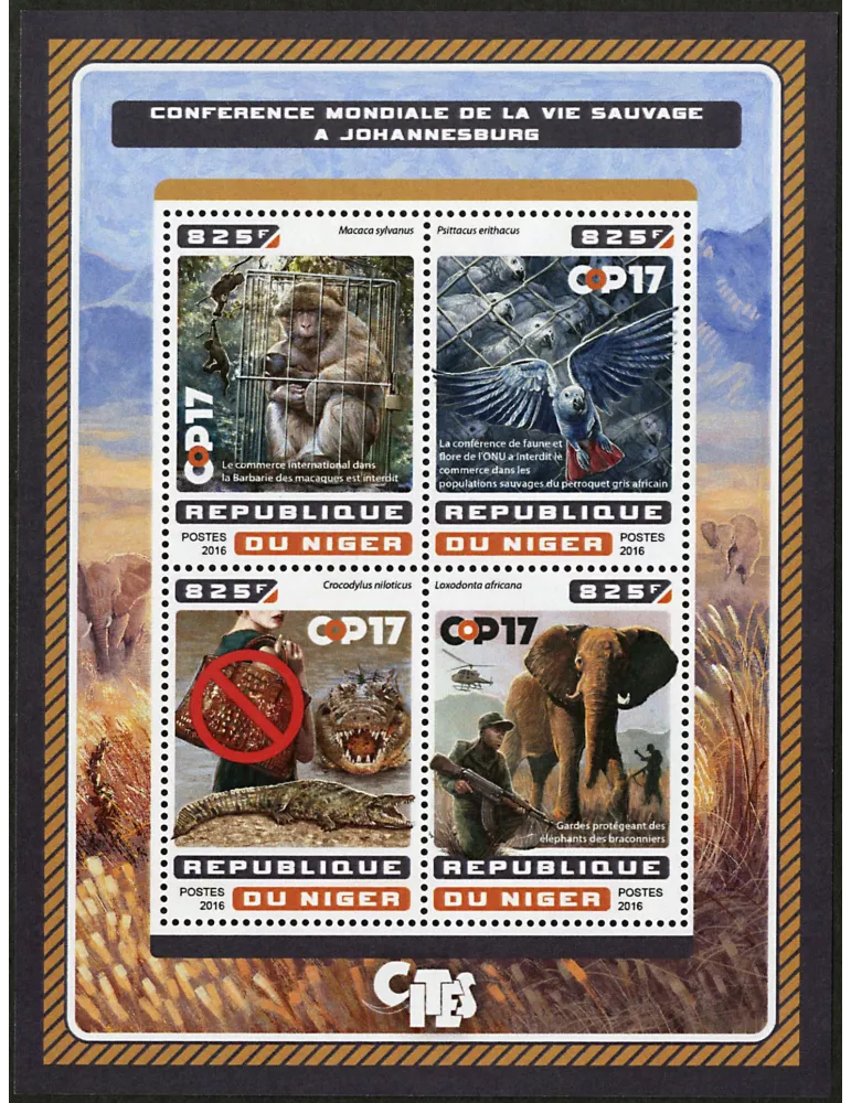 n° 3843 - Timbre NIGER Poste