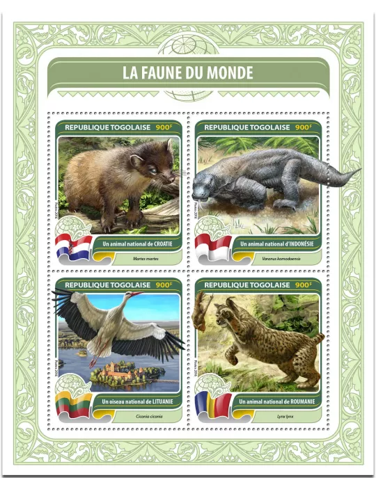 n° 5194 - Timbre TOGO Poste