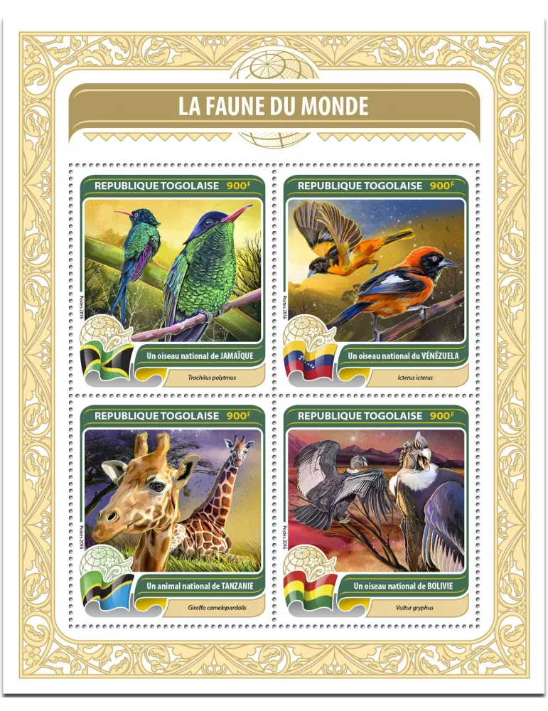 n° 5222 - Timbre TOGO Poste
