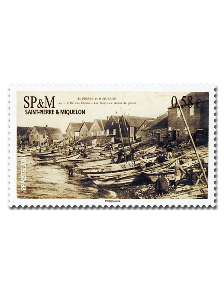 n° 1002/1005 (BF 16) - Timbre Saint-Pierre et Miquelon Poste