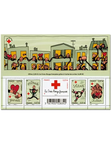n° F4699 - Timbre France Poste (Croix-Rouge 2012)