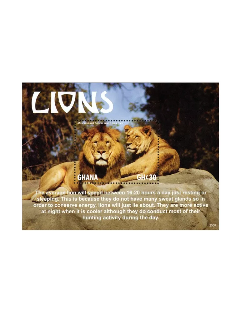 n° 597 - Timbre GHANA Blocs et feuillets