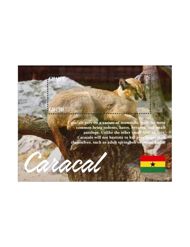 n° 598 - Timbre GHANA Blocs et feuillets