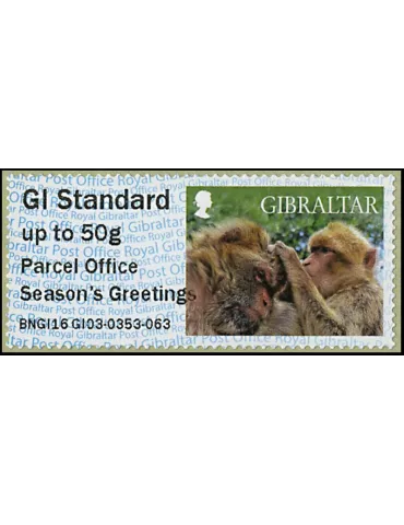 n° 33 - Timbre GIBRALTAR Timbres de distributeurs