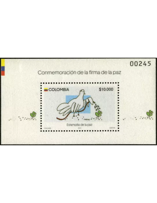 n° 82 - Timbre COLOMBIE Blocs et feuillets