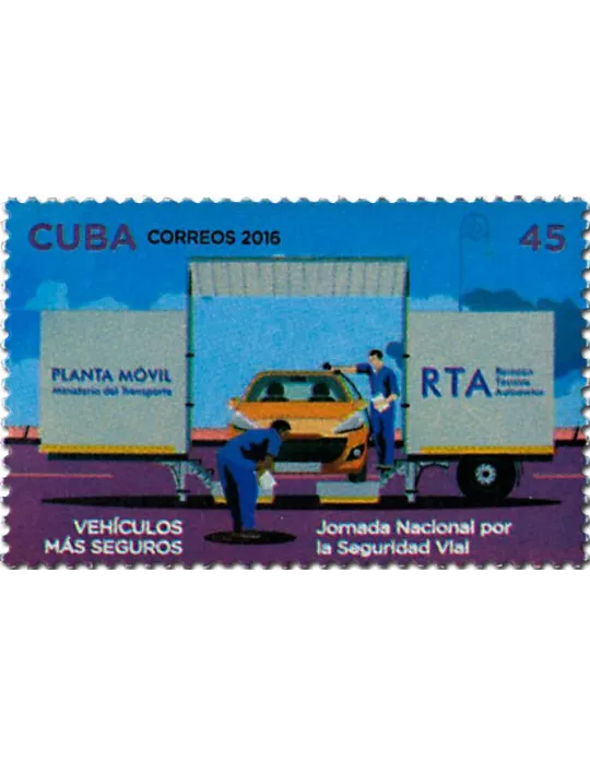 n° 5516/5520 - Timbre CUBA Poste