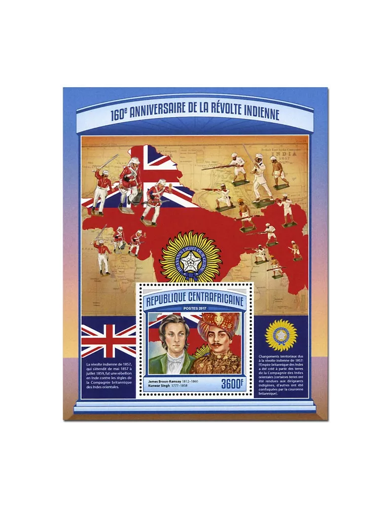 n° 1091 - Timbre CENTRAFRIQUE Blocs et feuillets