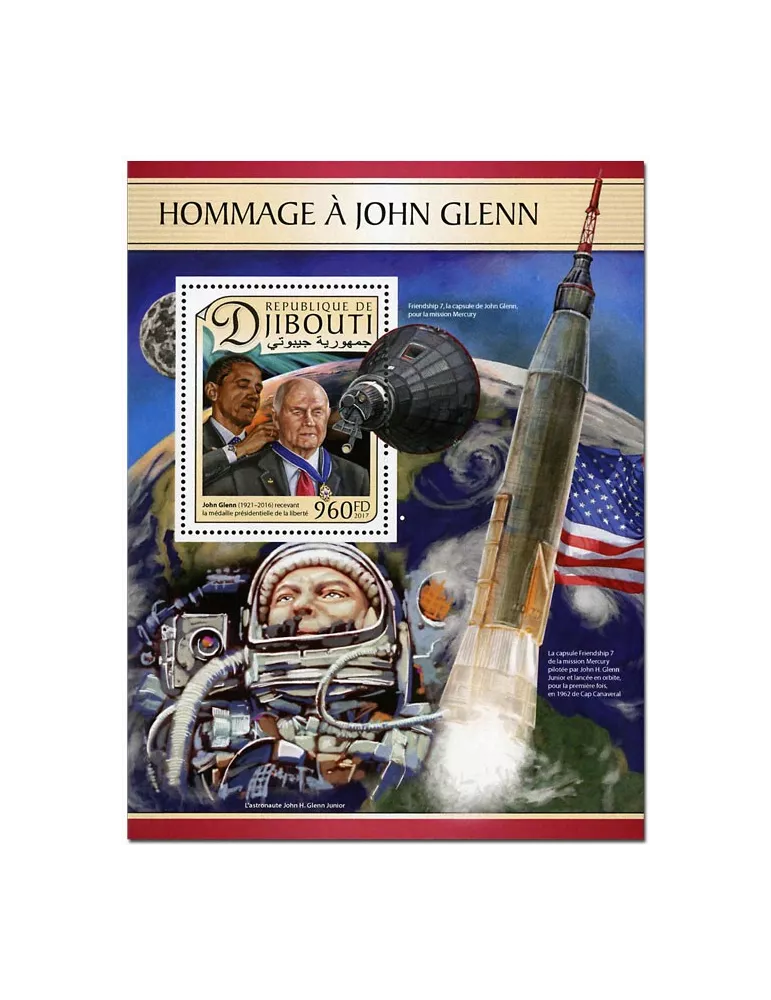 n° 171 - Timbre DJIBOUTI Blocs et feuillets