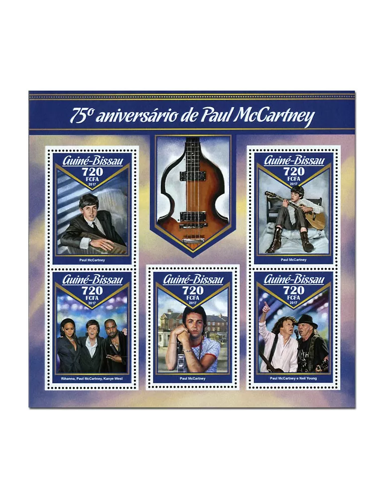 n° 6869 - Timbre GUINEE-BISSAU Poste