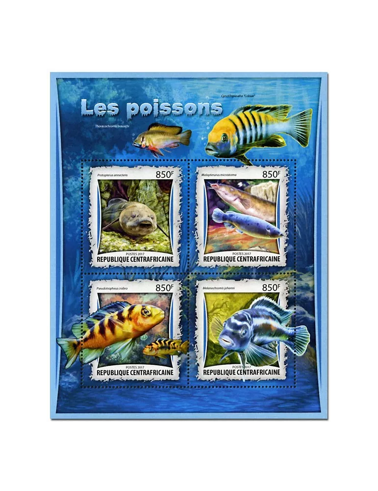 n° 4841 - Timbre CENTRAFRIQUE Poste