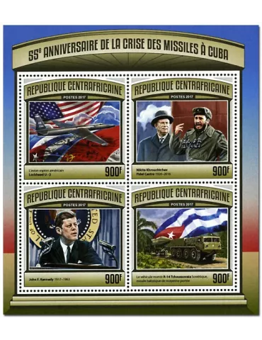 n° 4897 - Timbre CENTRAFRIQUE Poste