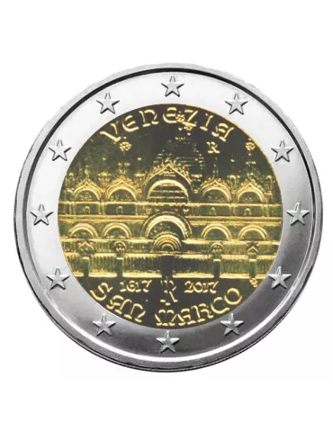 2 EURO COMMEMORATIVE 2017 : ITALIE (Basilique Saint Marc - Venise)