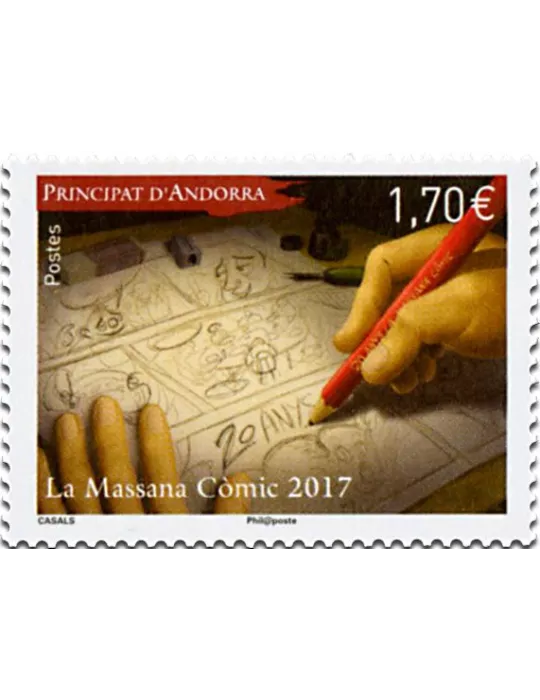 n° 796 - Timbre Andorre Poste