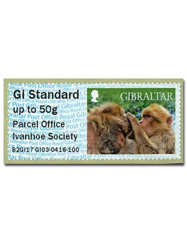 n° 39 - Timbre GIBRALTAR Timbres de distributeurs