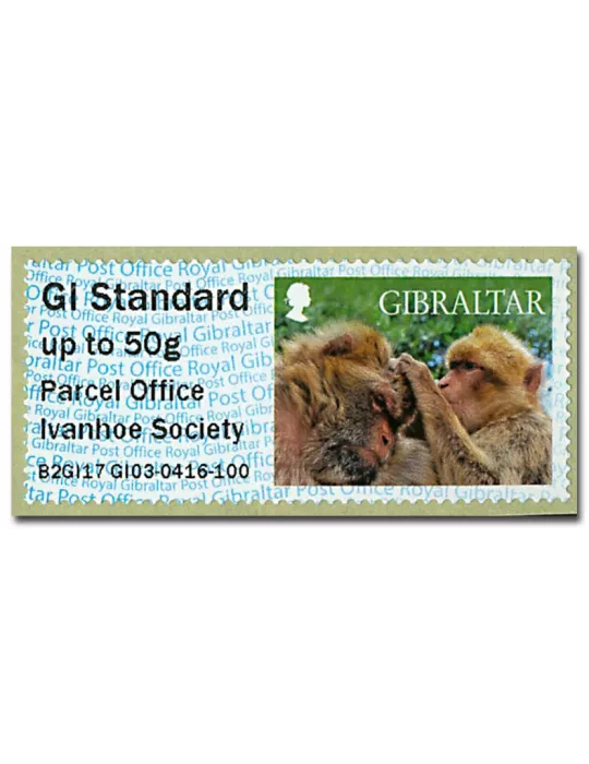 n° 39 - Timbre GIBRALTAR Timbres de distributeurs