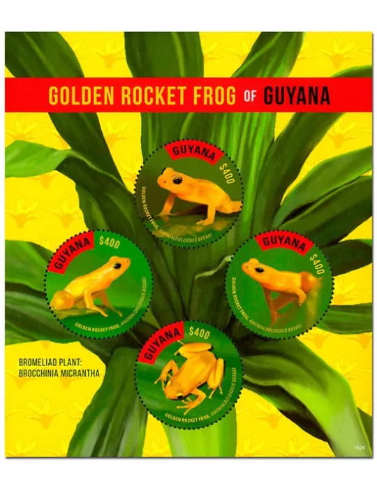 n° 6815/6818 - Timbre GUYANA Poste